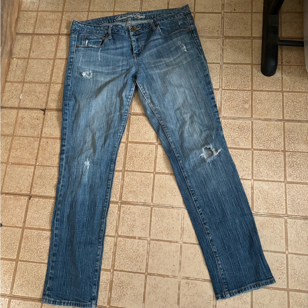 🦅American Eagle Stylish Blue Women's Jeans